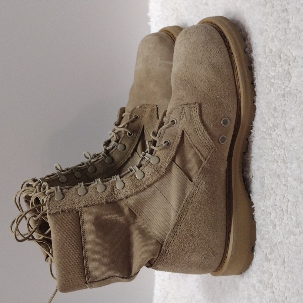 Men's Rocky Tan Military Hot Weather Army Combat Boots Size 11.5W - Picture 6 of 15